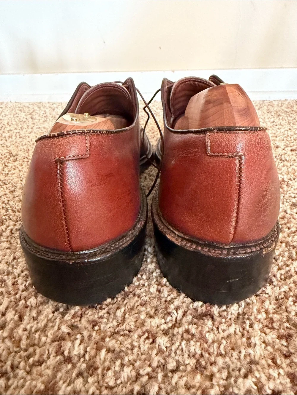 Allen Edmonds Brentwood Oxford burgundy Formal Shoes Size 11 AAA